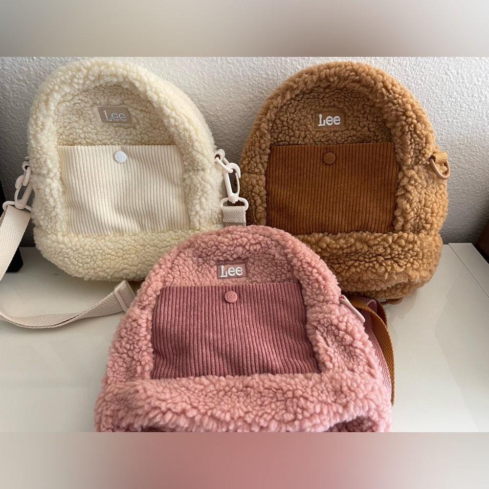 Cute small backpacks brand new with tag on. Come from brand LEE.